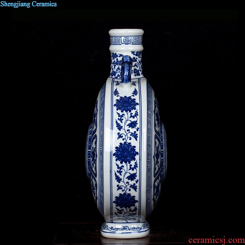 Jingdezhen ceramic antique blue and white porcelain vase new Chinese style household act the role ofing is tasted contemporary and contracted sitting room porch place