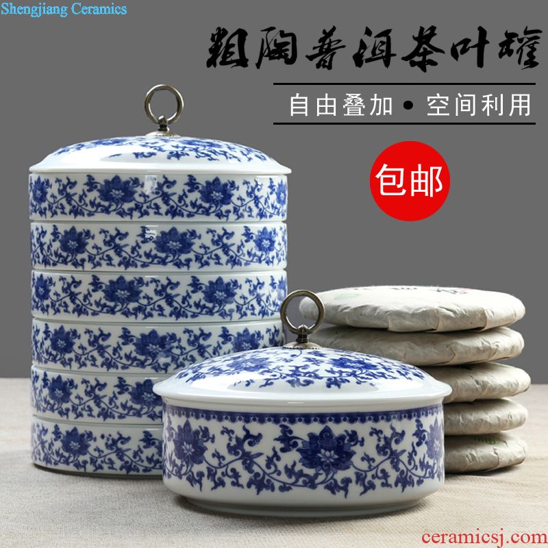 Is blue and white kung fu Yang heat-resistant glass flower pot red tea ceramic filter tea cup home with tea