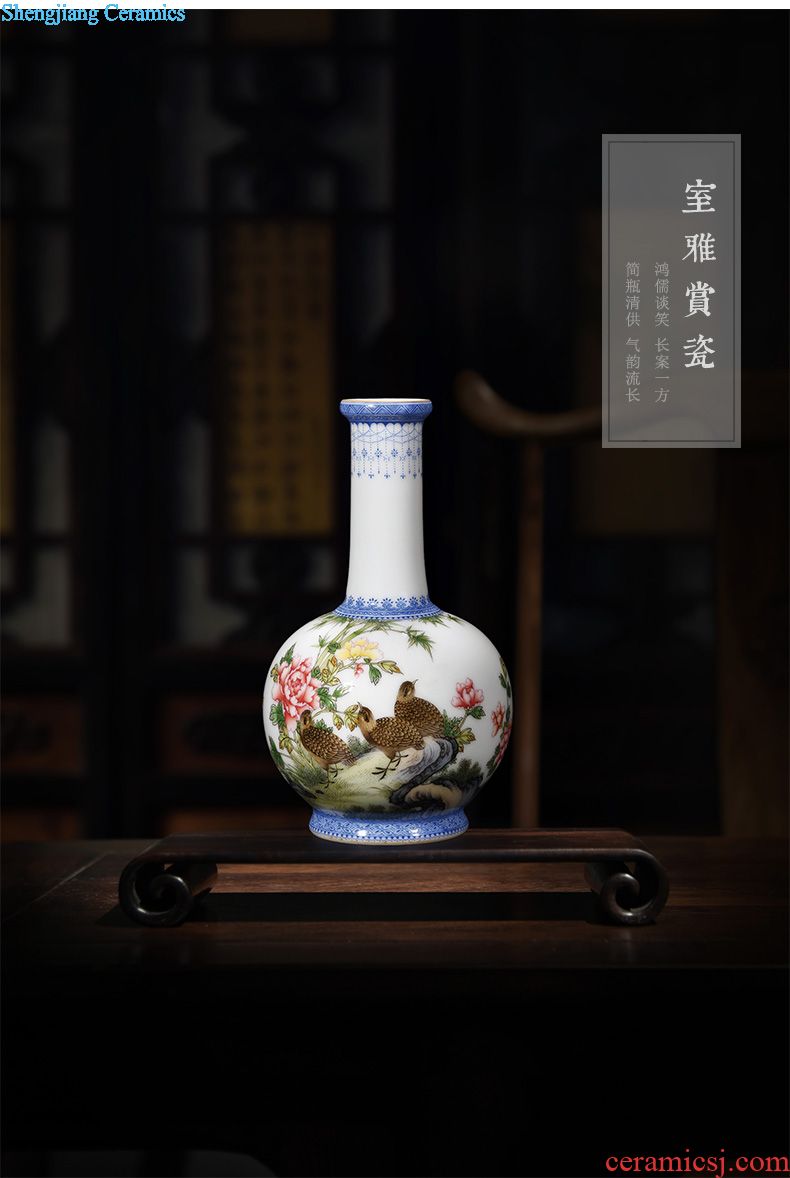 JingJun jingdezhen ceramics hand-painted kung fu tea tea tea pot of single pot of ink in the 1