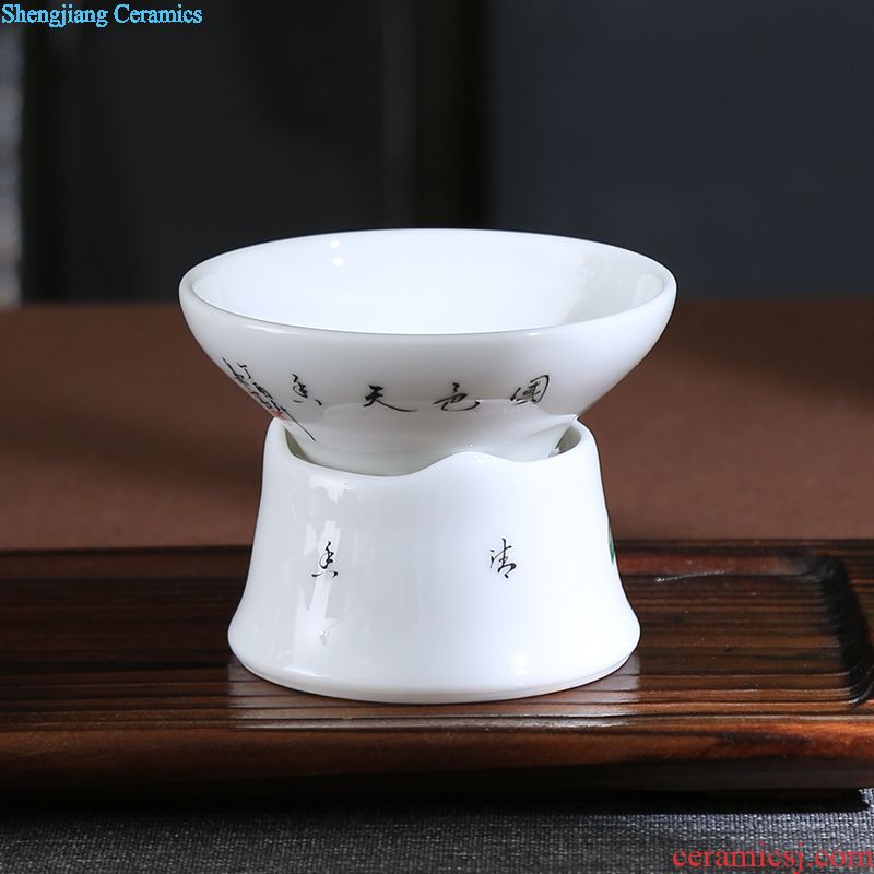 Jingdezhen ceramic tea set the colour sample tea cup single cup hand master cup wire inlay enamel colour lotus tea cups