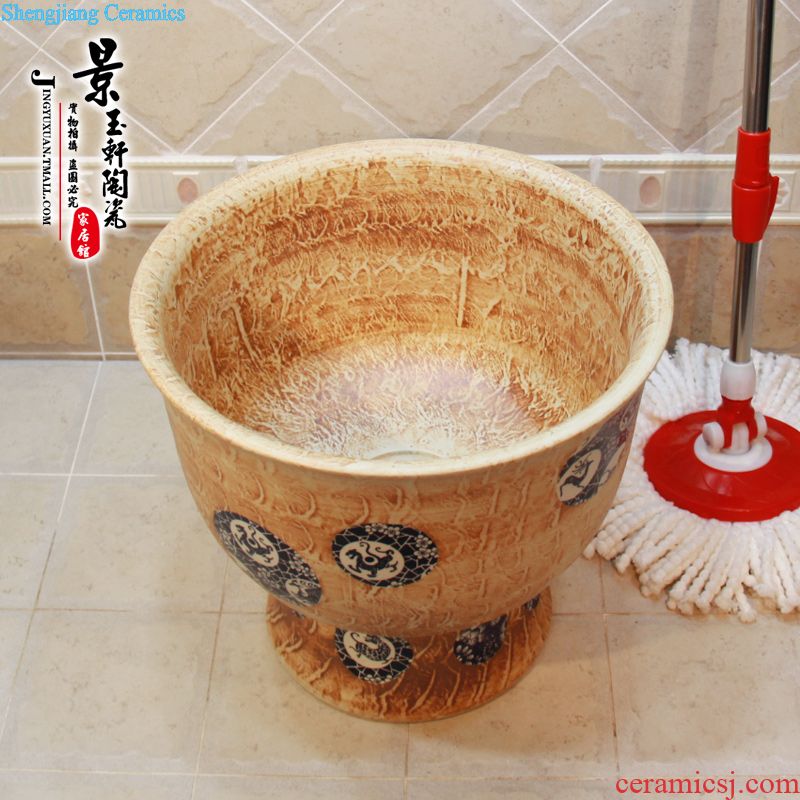 JingYuXuan jingdezhen ceramic lavatory basin stage art basin sink basin many optional one column