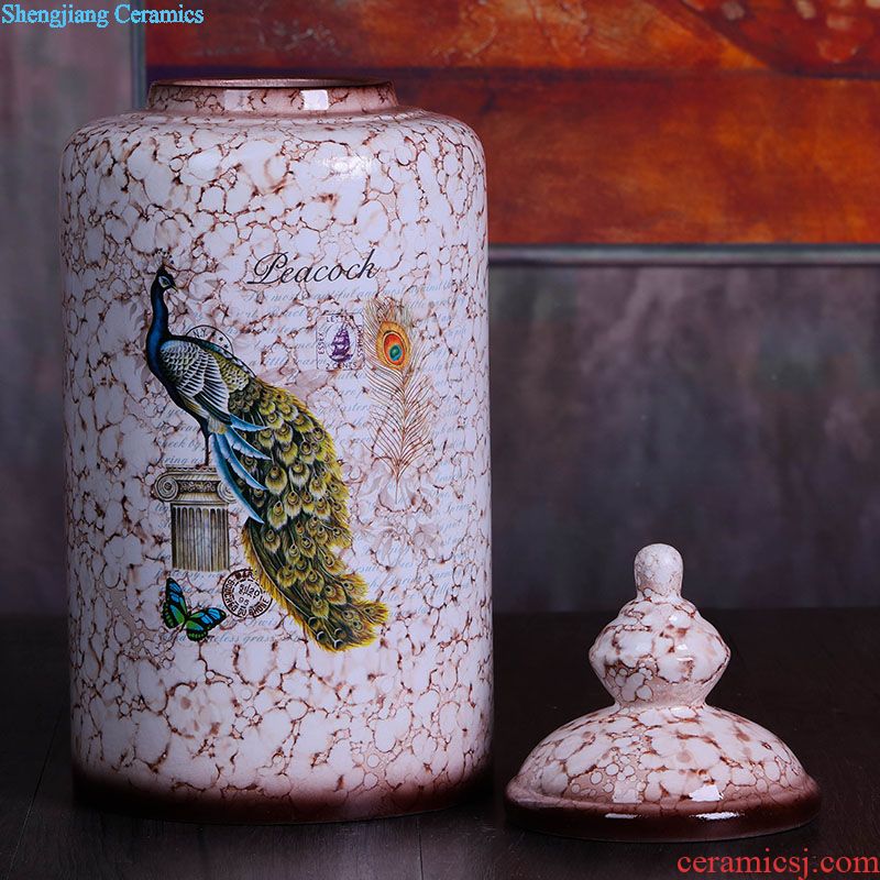 Master hand-painted vases, jingdezhen ceramics powder enamel celebrities peony vases, modern furnishing articles of handicraft