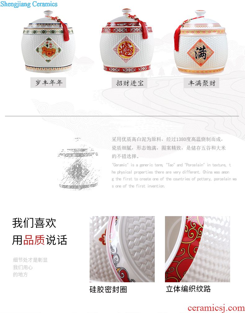 Jingdezhen ceramic jars it archaize bubble wine 10 50 pounds to household sealed empty jar hidden liquor