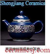 Holy big cup sample tea cup hand-painted ceramic kungfu archaize jingdezhen blue and white plum blossom tattoo master cup tea cup