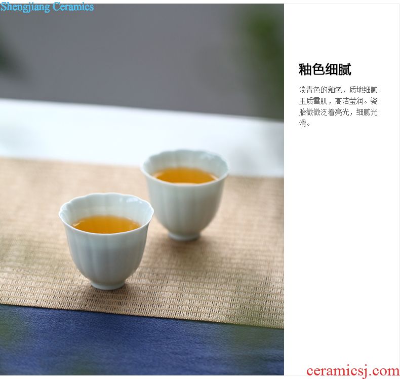 Drink tea the coarse after deterioration, large master cup single cup ceramic cups sample tea cup kung fu tea set of tea cups
