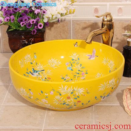 Jingdezhen JingYuXuan new blue thread ceramic art basin basin lavatory sink basin on stage