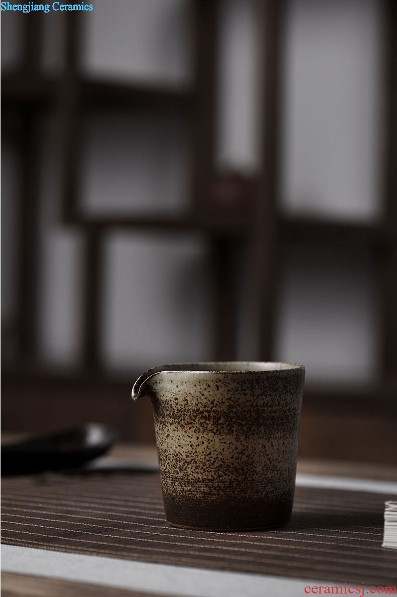 JingJun manual kung fu tea accessories Japanese ceramic points of tea, a large male cup) justice cup