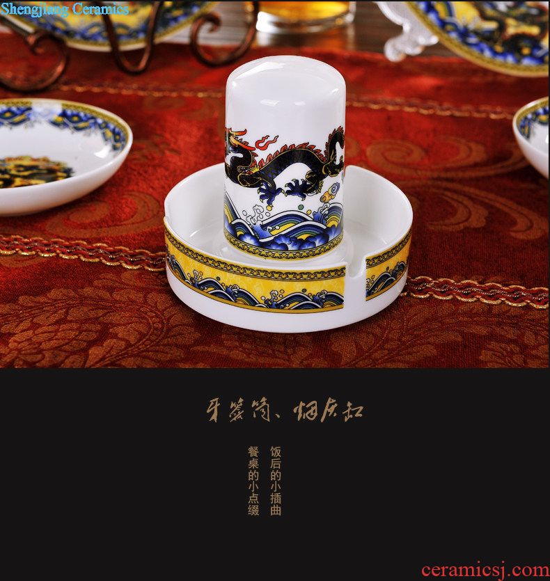 Jingdezhen ceramic cups with cover household bone China cups cup gift cup 10 only to phnom penh office meeting