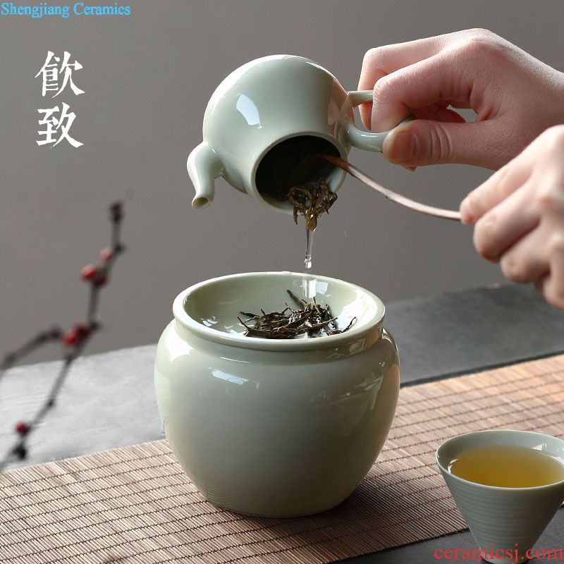 Drink to Coarse TaoHua apparatus zen Japanese flower dried flowers floral size ceramic vases, home furnishing articles