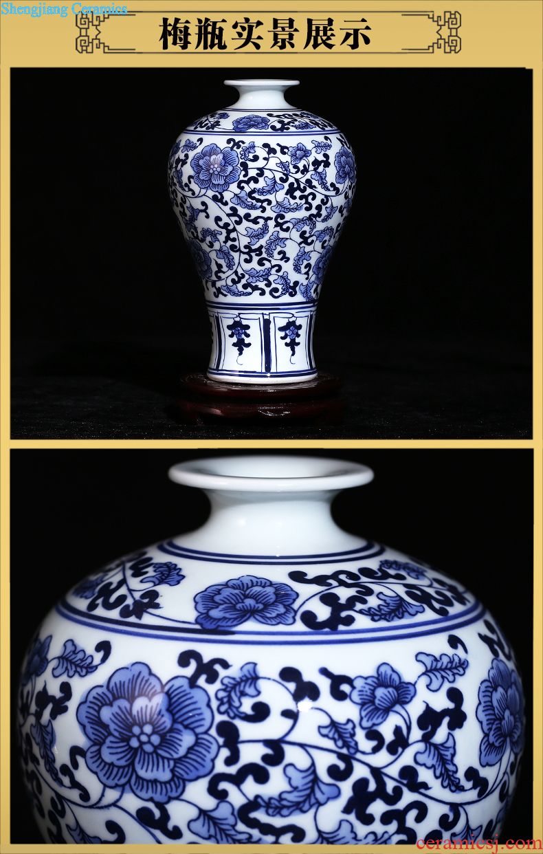 Jingdezhen ceramics creative jun porcelain vase classical household act the role ofing is tasted sitting room decoration crafts modern furnishing articles