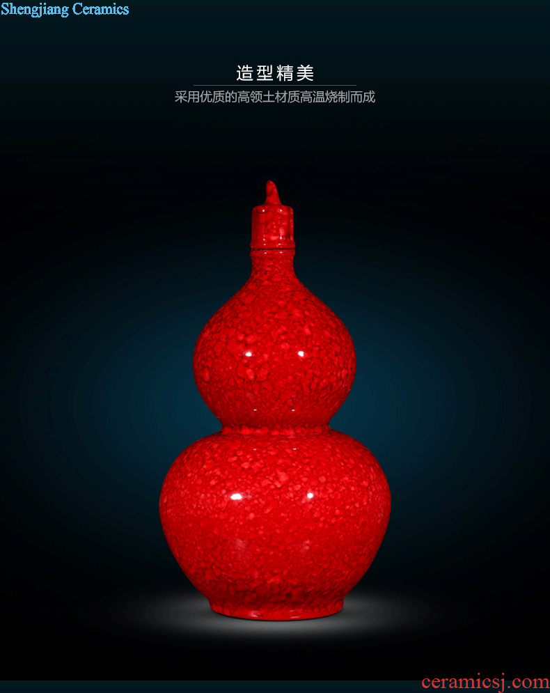 A kilo of jingdezhen ceramics moistureproof caddy retro puer tea canister to seal a large originality