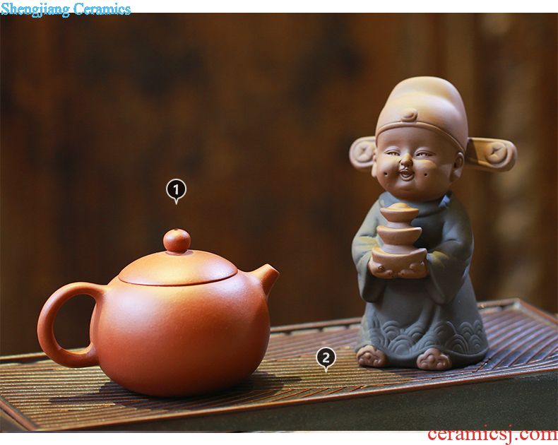 Three frequently hall your kiln) tea jingdezhen ceramic kung fu tea tea filter mesh tea accessories S01004