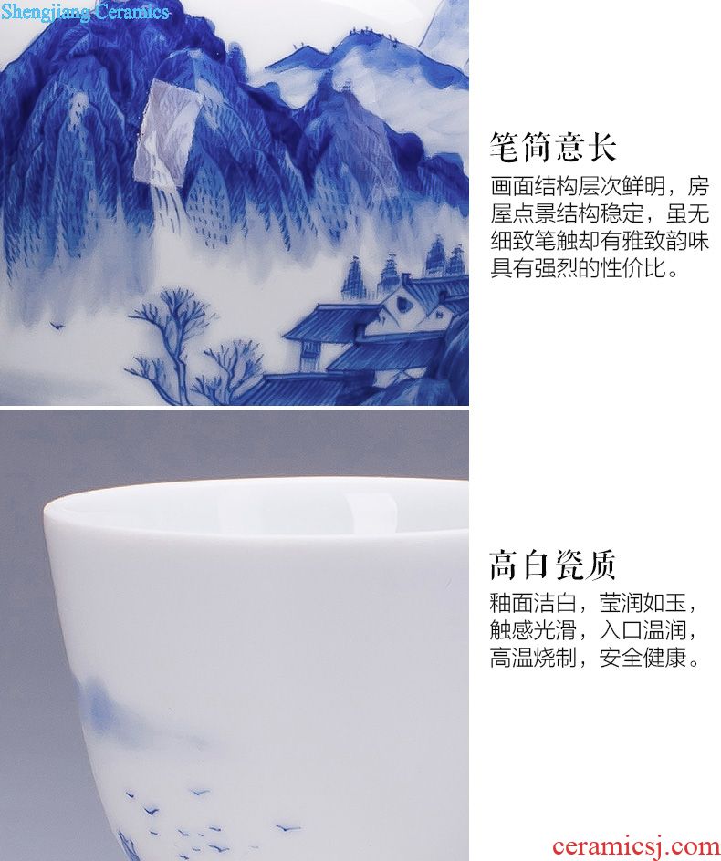 St the teacups hand-painted ceramic kungfu enamel xiangyun hat cup sample tea cup all hand jingdezhen tea cup