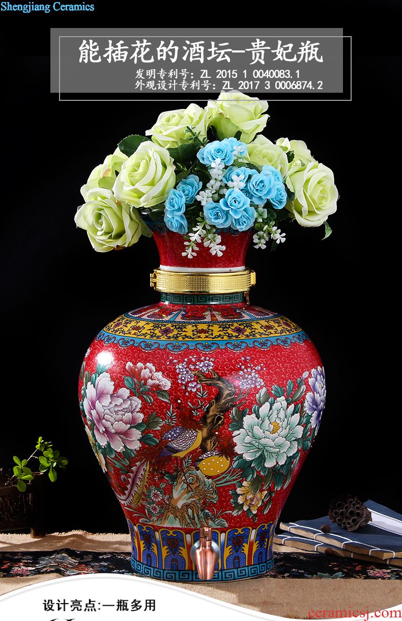 Archaize ceramic jars of glass bottles of jingdezhen 10 jins 20 jins 30 jins 50 kg 100 jins bubble whose jars