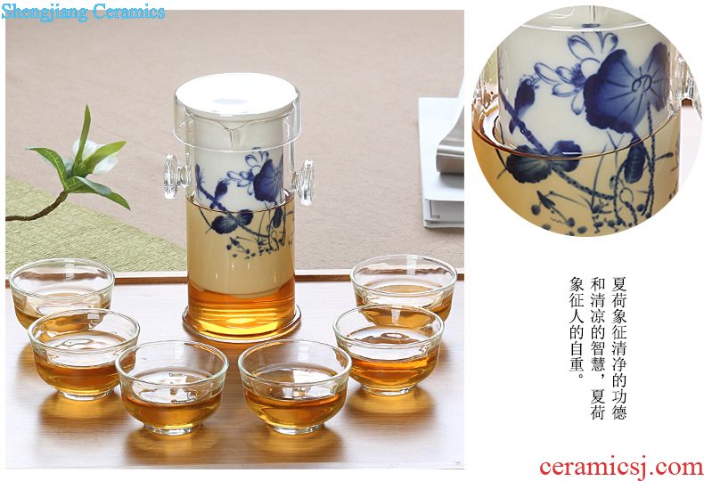 Is Yang violet arenaceous caddy ceramic large seal pu 'er wake POTS of tea tea cake tins tea boxes jar