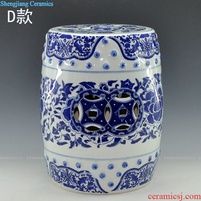 Jingdezhen ceramic home sitting room porch place flower vase Chinese arts and crafts porcelain table ornament