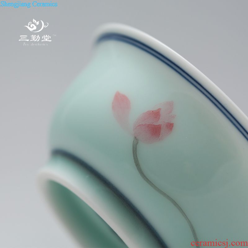 Three frequently hall your kiln cups Sample tea cup personal jingdezhen ceramics slicing can raise master cup single cup S44008