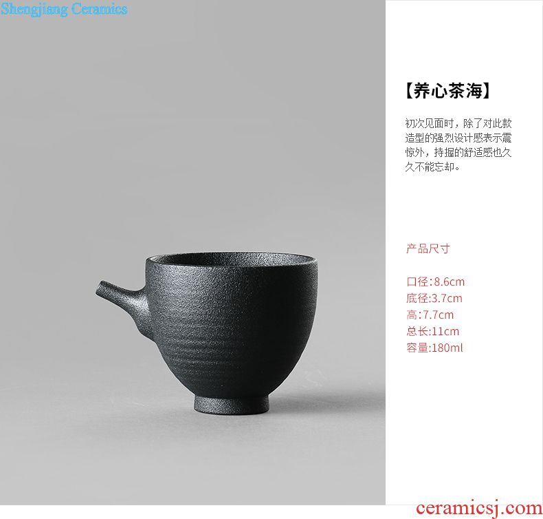 Drink to Xuan wen hand-painted tureen household ceramic cups tea bowls Jingdezhen kung fu tea set three bowl of trumpet