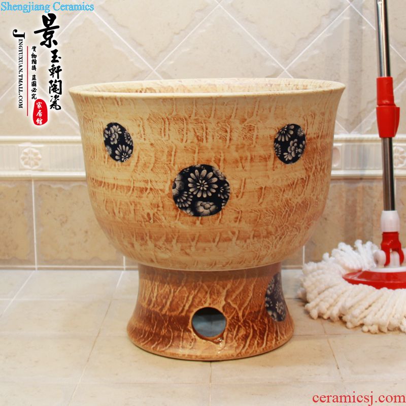 JingYuXuan jingdezhen ceramic lavatory basin stage art basin sink basin many optional one column