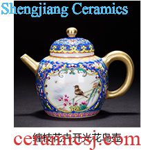 A clearance rule Jingdezhen ceramic sample tea cup hand-painted famille rose 7 masters cup kung fu tea gift in the year of dog