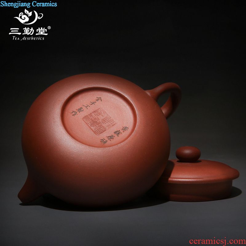 Three frequently hall large pu 'er tea canister to jingdezhen ceramic storage tanks and POTS of tea warehouse S51037 tea cake