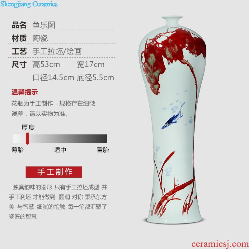 The jingdezhen ceramics furnishing articles vases, flower arranging motherland new Chinese style living room crafts household act the role ofing is tasted