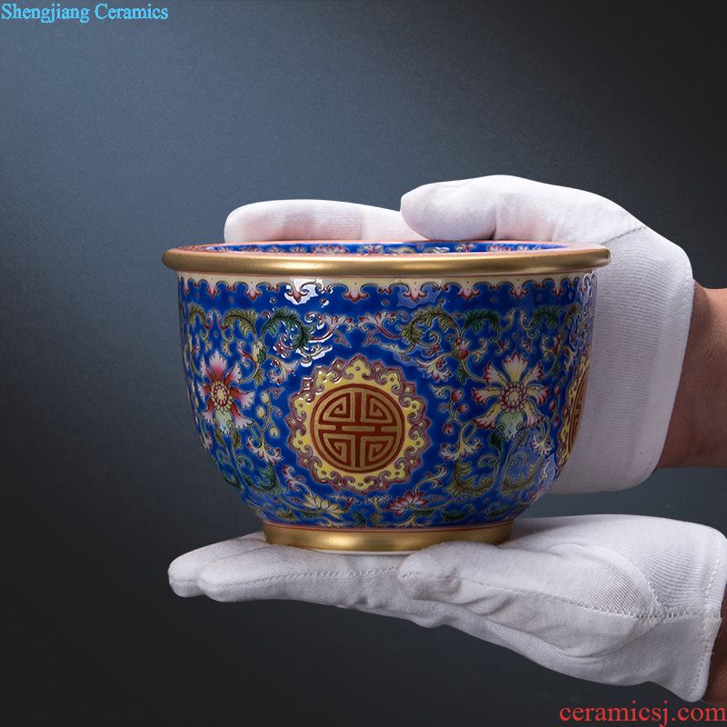 JingJun Jingdezhen ceramics Small hand-painted CiHu bird all hand teapot Kung fu tea set mini models