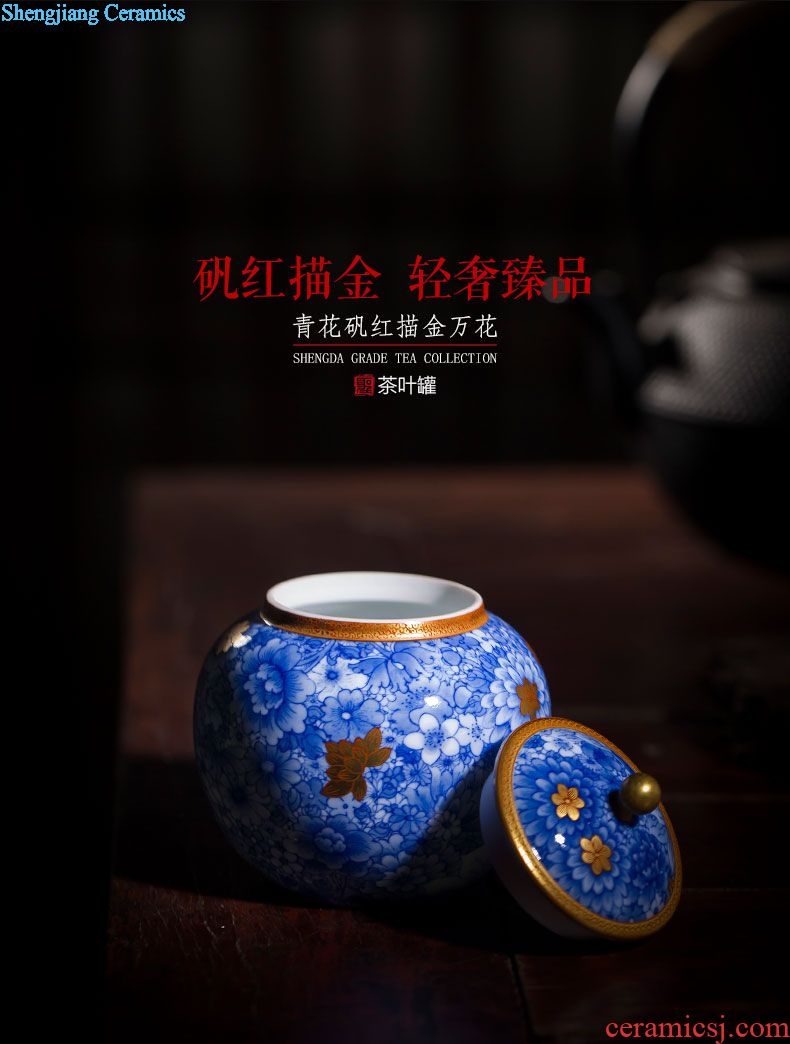 Holy big ceramic antique Ming chenghua bucket color seems as long as three years of master cup all hand jingdezhen kung fu tea cups