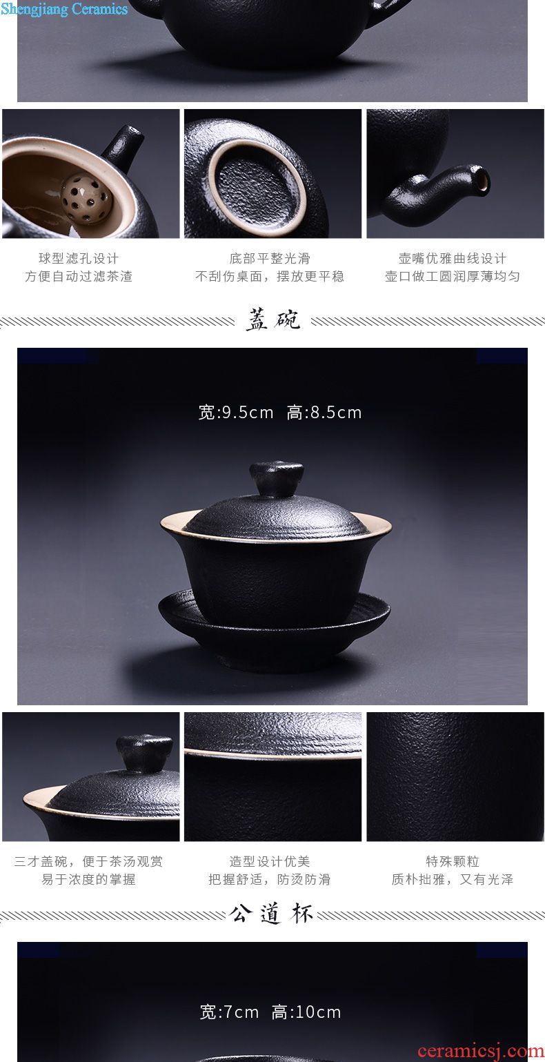 Jingdezhen porcelain tableware suit high-end european-style 58 skull dishes phnom penh ceramics dishes suit household gift box