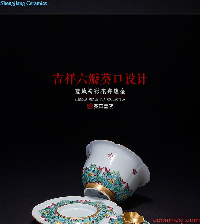 Kung fu master hand sample tea cup of blue and white porcelain ceramic cups cup all hand paint small cups of jingdezhen tea service