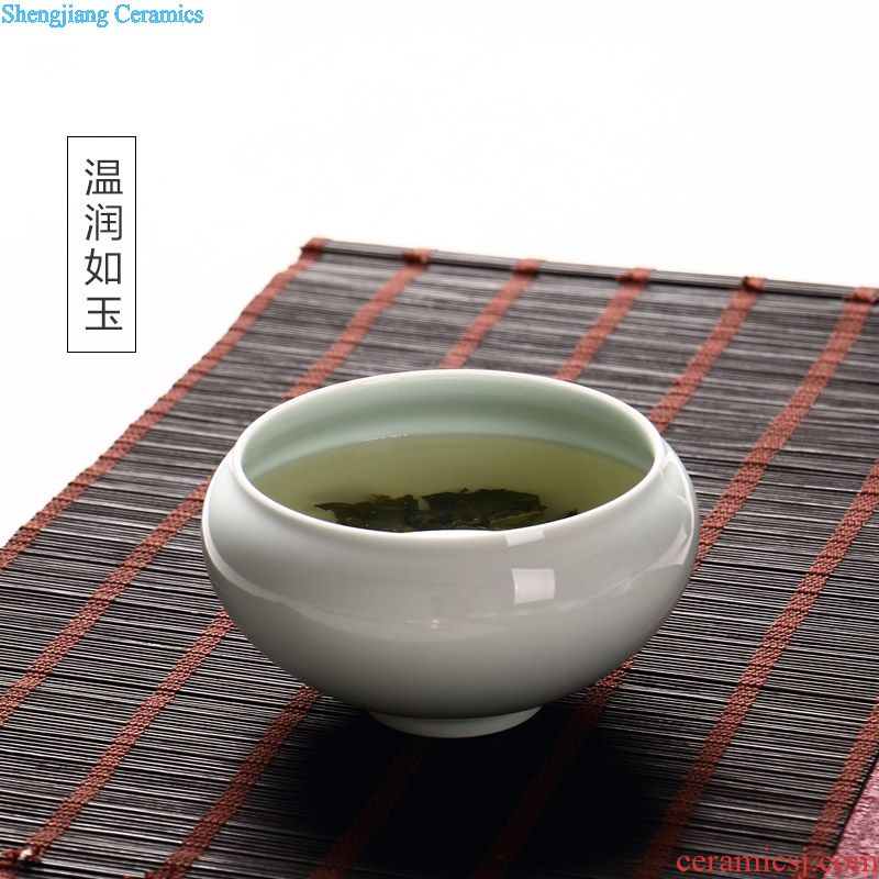 Drink to ceramic creative ashtray coarse pottery gold retro ashtray home sitting room tea table tea furnishing articles