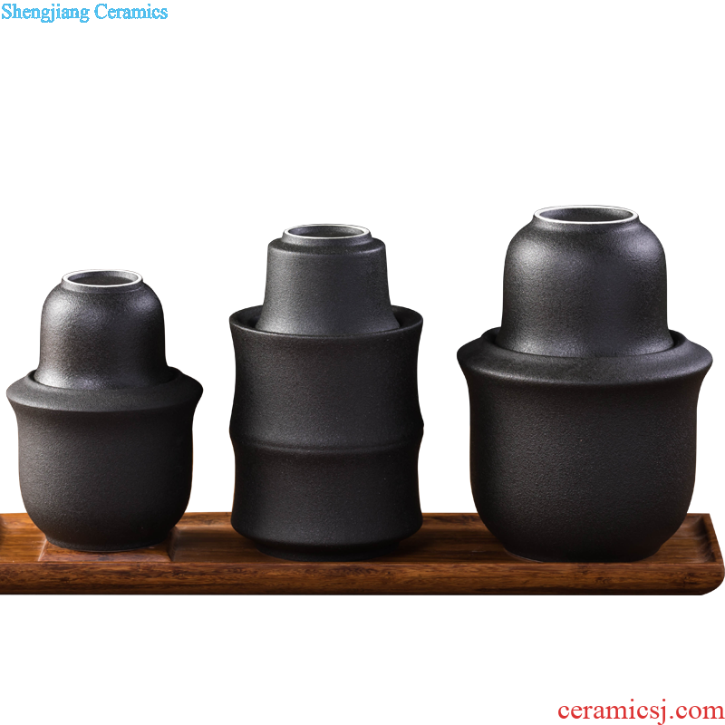 Ceramic jars home 10 jins 20 jins 50 kg to seal archaize it caches liquor bubble wine bottle