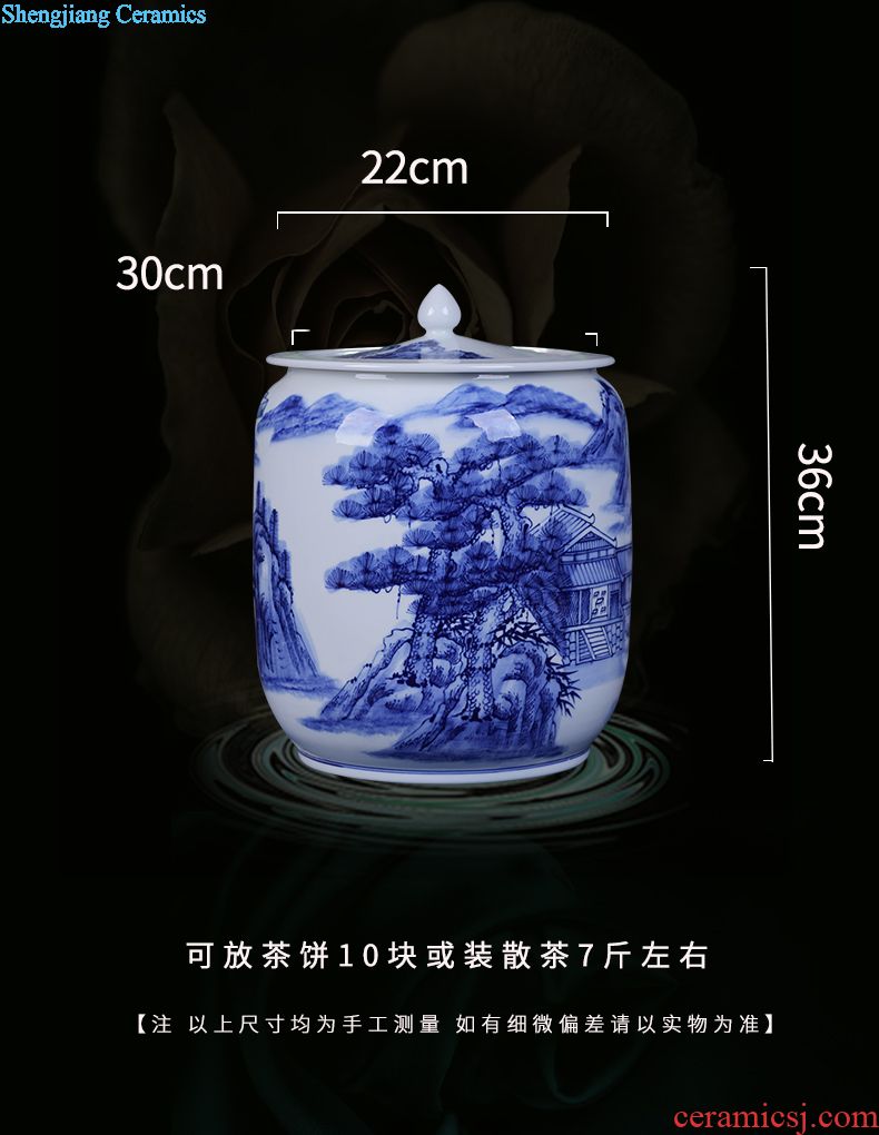 Jingdezhen ceramics vase furnishing articles furnishing articles sitting room POTS restoring ancient ways the general pot of large vases, the sitting room