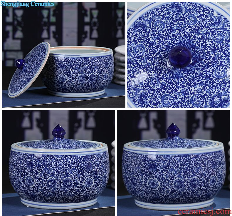 Jingdezhen famous masterpieces ceramic hand-painted pastel the ancient philosophers picture porcelain antique porcelain send leadership furnishing articles in the living room