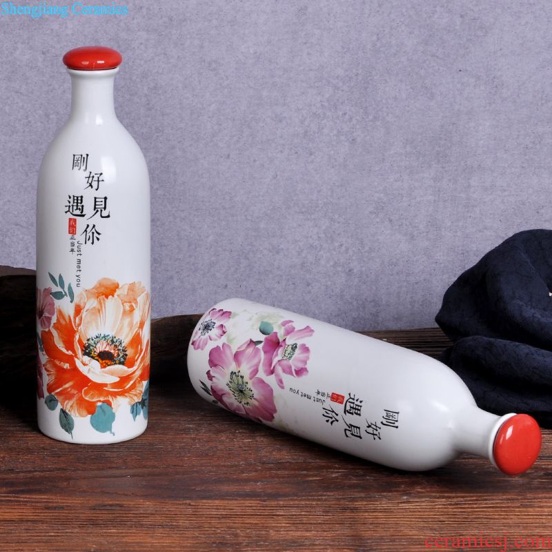 Jingdezhen ceramic high white pickle jars pickle jar sealed storage tank cover altar altar sichuan pickles pickled egg cylinder double