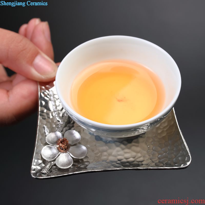 Ceramic filter) tea creative tea strainer personality deer white porcelain frog furnishing articles filter kunfu tea tea tea set