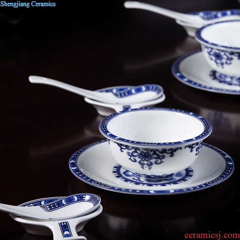 Far industry - European high-grade bone China coffee set Jingdezhen ceramic coffee cups of coffee a suit of a complete set of 15 into the head