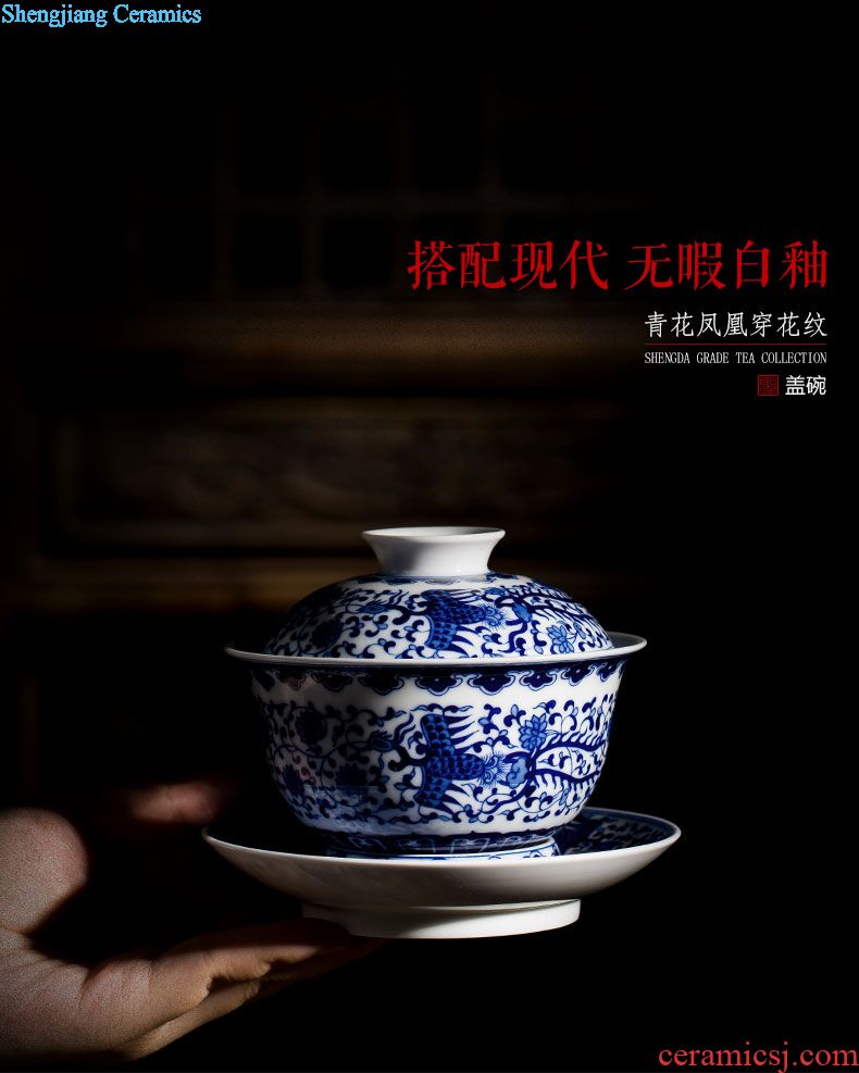 St the ceramic kung fu tea master cup hand-painted new color mountain LouChunXiao sample tea cup all hand of jingdezhen tea service