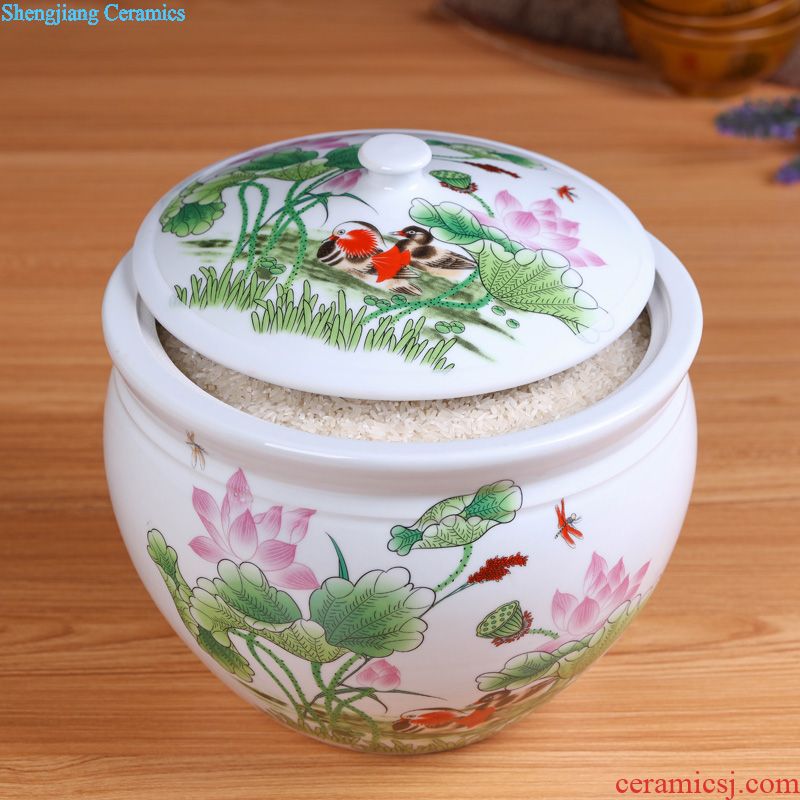 Jingdezhen ceramic plate furnishing articles of Chinese style arts and crafts porcelain art decoration plate plate plate base