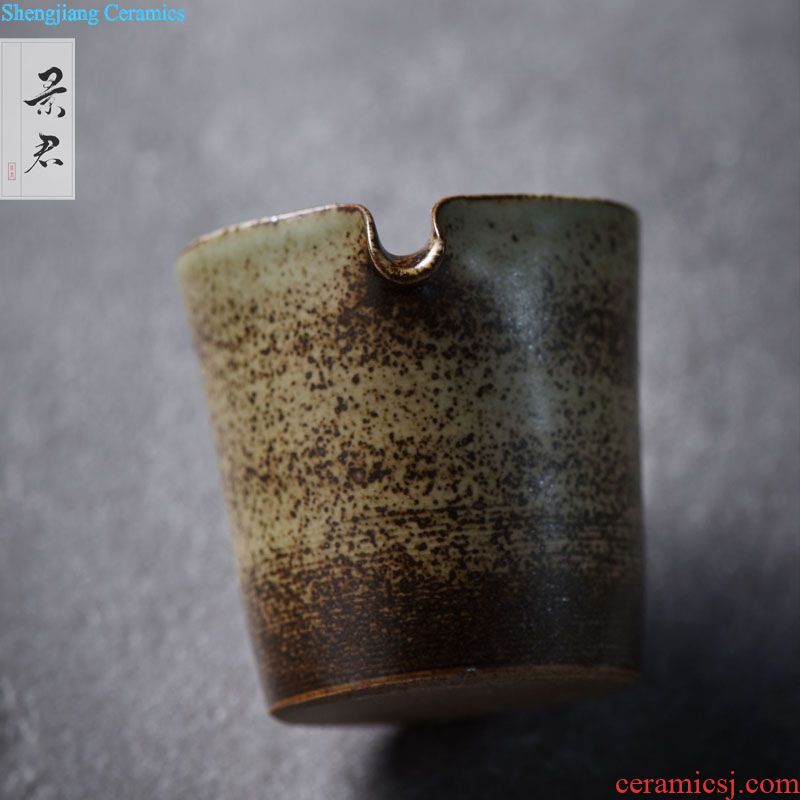 JingJun manual kung fu tea accessories Japanese ceramic points of tea, a large male cup) justice cup