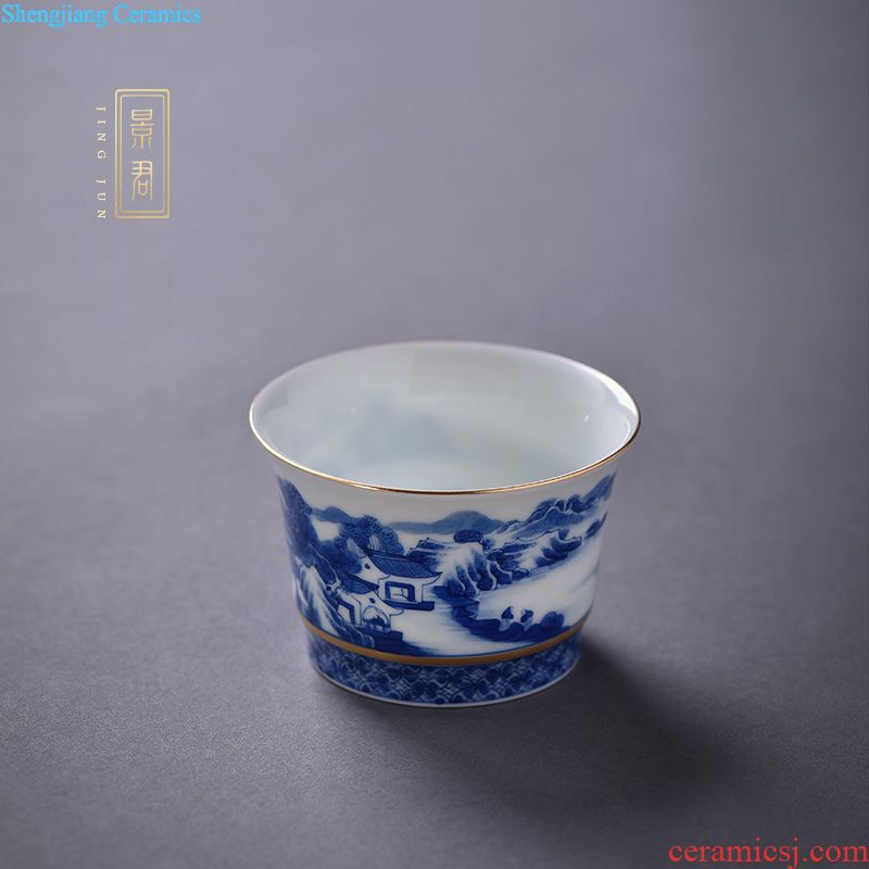 JingJun jingdezhen ceramic kung fu tea cups on your kiln kung fu tea master cup sample tea cup single cup