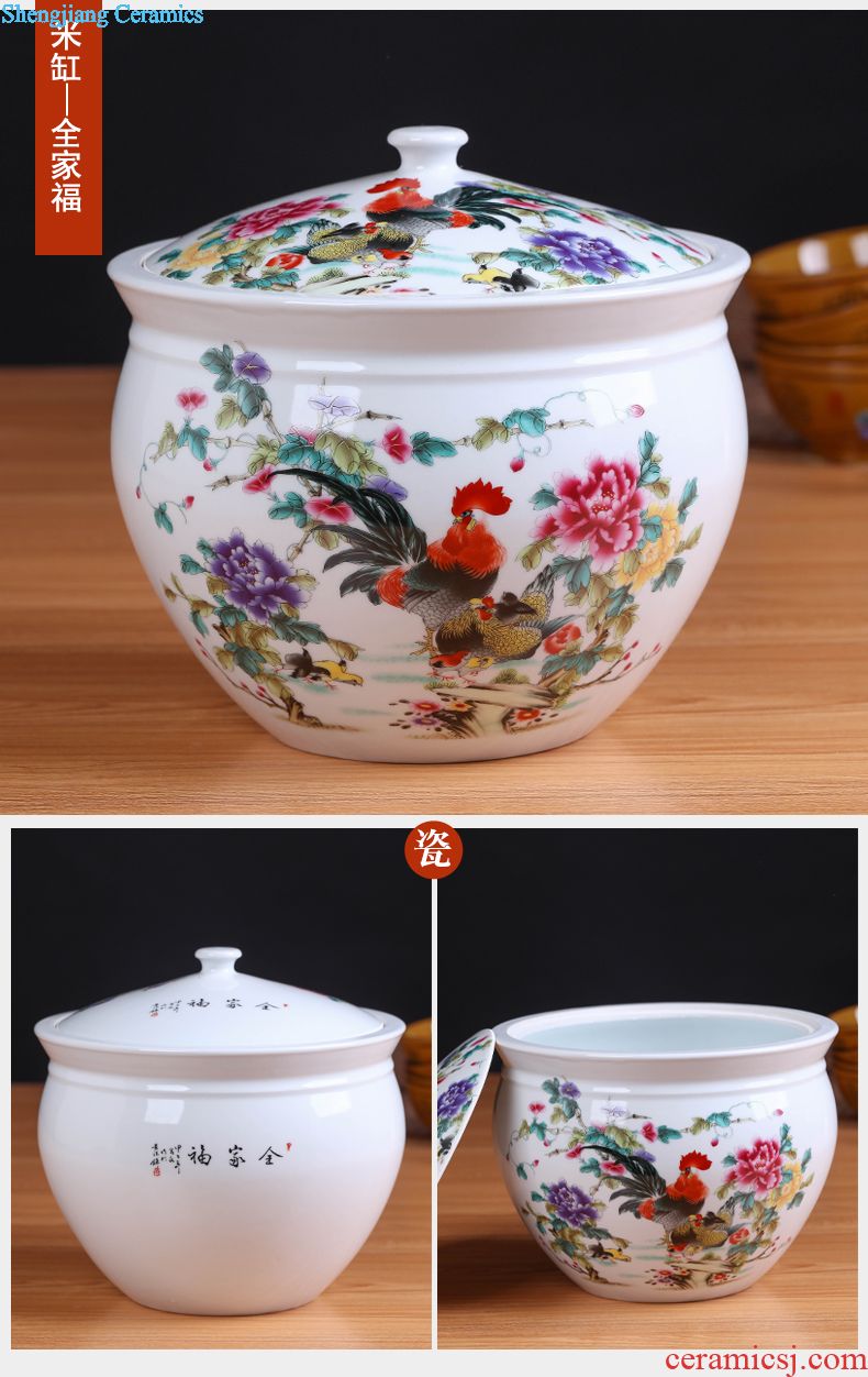 Jingdezhen blue and white vase sitting room home furnishing articles household ceramics handicraft modern classical ideas to restore ancient ways