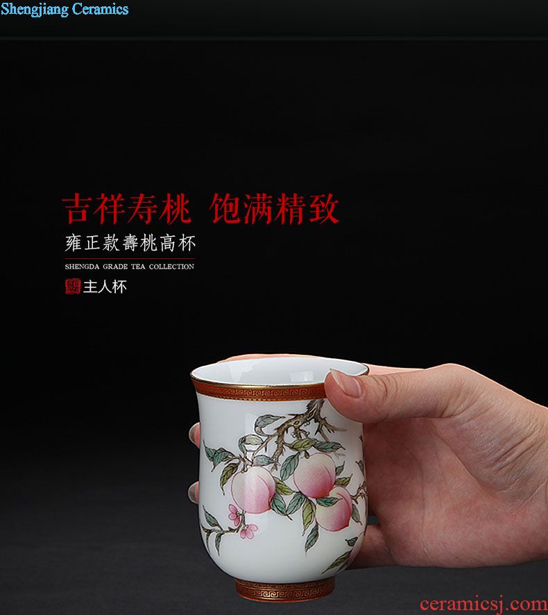 Kung fu master ceramic cups cup hand-painted sample tea cup for tea cups all hand jingdezhen blue and white porcelain tea set