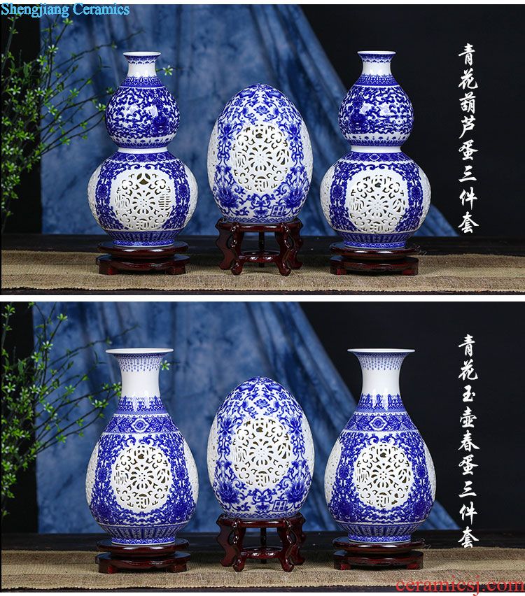 Jingdezhen ceramic barrel ricer box 5 jins of 10 jins home outfit ricer box sealing bin moistureproof insect-resistant rice flour