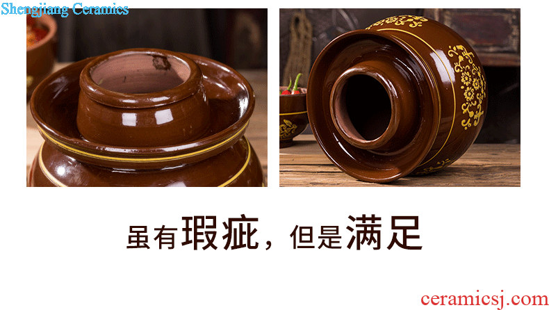 Jingdezhen ceramic jars 10 jins 20 jins aged 50 kg jar household cylinder seal bottle liquor jugs