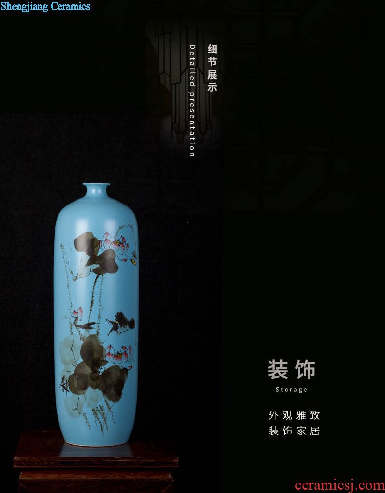Jingdezhen ceramic pure hand draw the ancient philosophers make spring bottled act the role ofing is tasted furnishing articles home sitting room porch craft porcelain