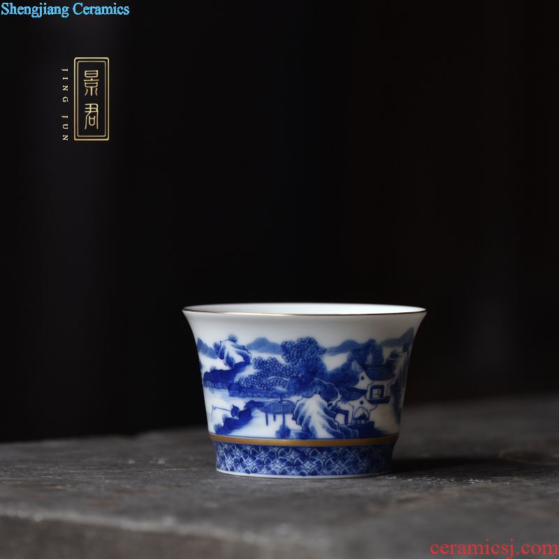 JingJun jingdezhen ceramic kung fu tea cups on your kiln kung fu tea master cup sample tea cup single cup