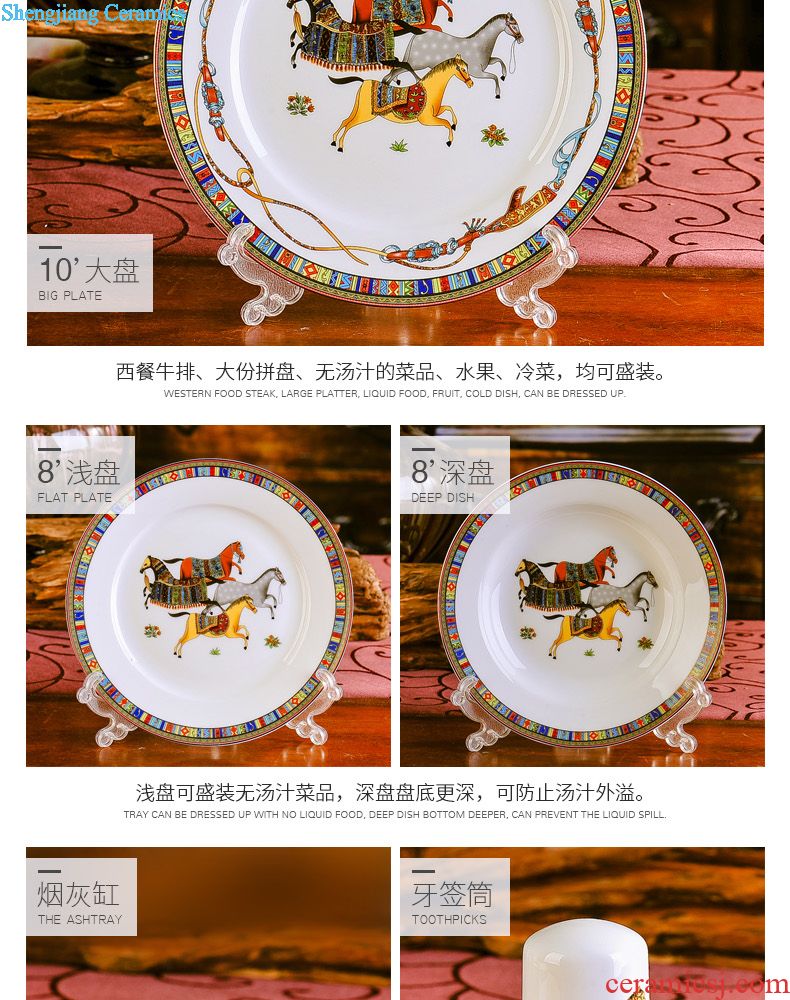 Kung fu tea set home office of jingdezhen ceramic electric TaoLu automatic glass teapot teacup set
