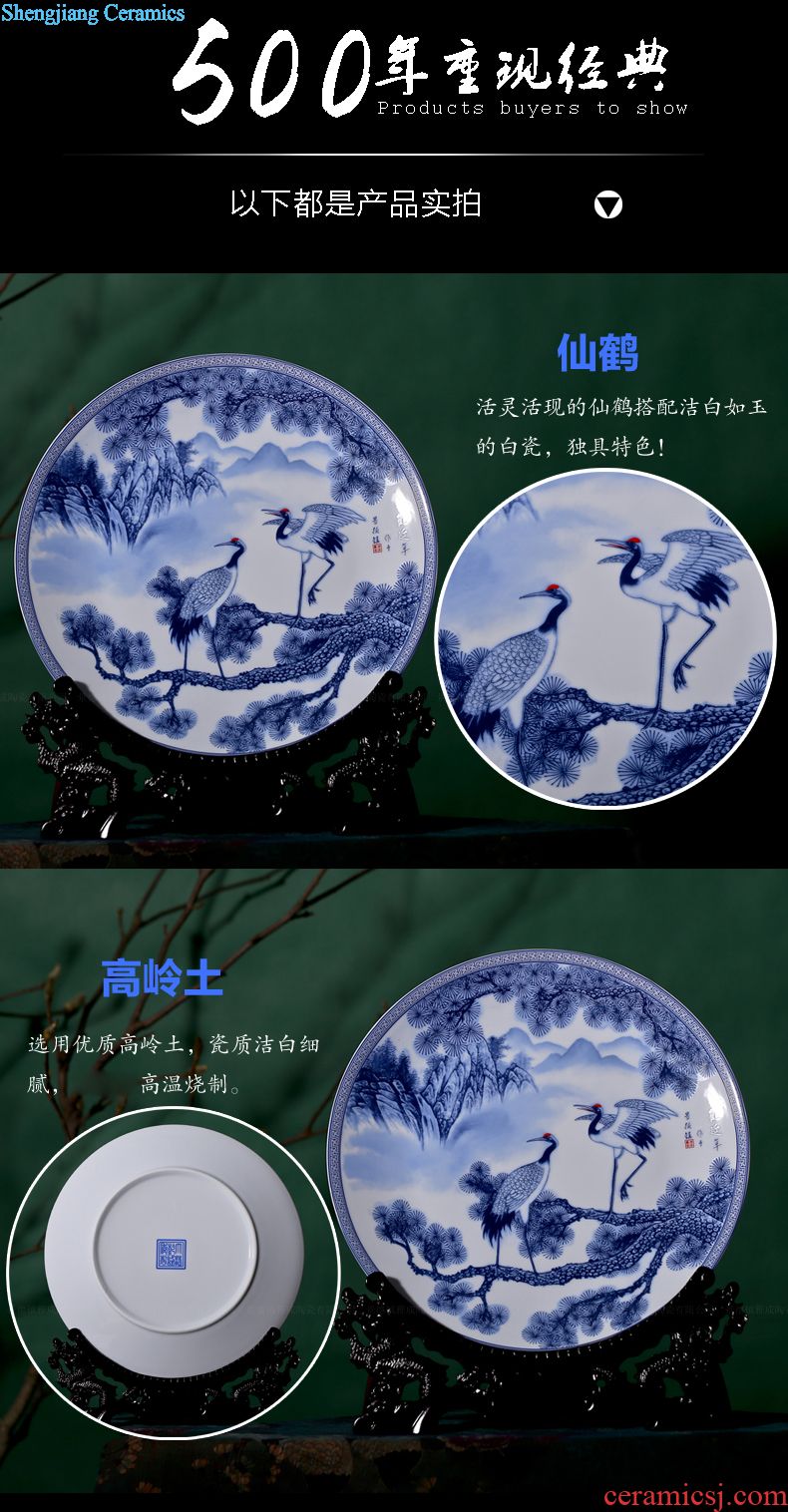 Jingdezhen ceramic chicken in furnishing articles crafts and gifts mascot ceramic jewelry gift zodiac rooster chicken