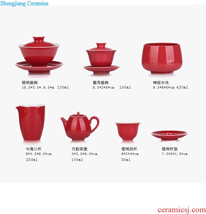 Drink to antique hand secret color porcelain only three tureen ceramic tea bowl of kung fu tea tea cups to bowl